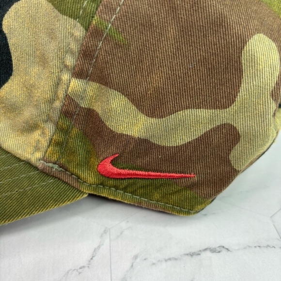 Nike H86 Arkansas Razorbacks Camo Green Adjustable Strapback Hat Cap OSFM NCAA - Picture 3 of 7